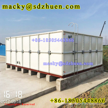 Quality guarantee 100m3 GRP panel water storage tank for portable water